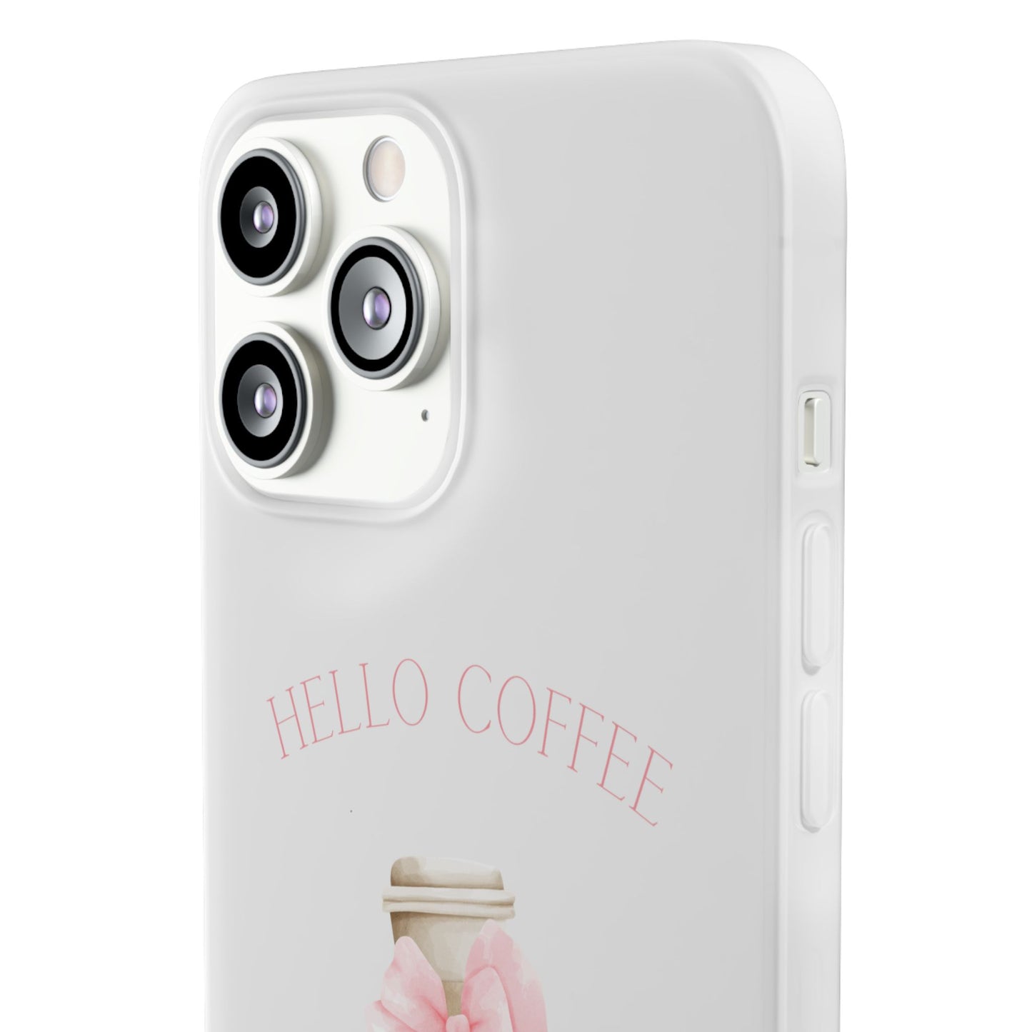 Hello Coffee Bows Flexi Case