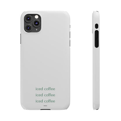 Iced Coffee Slim Phone Case