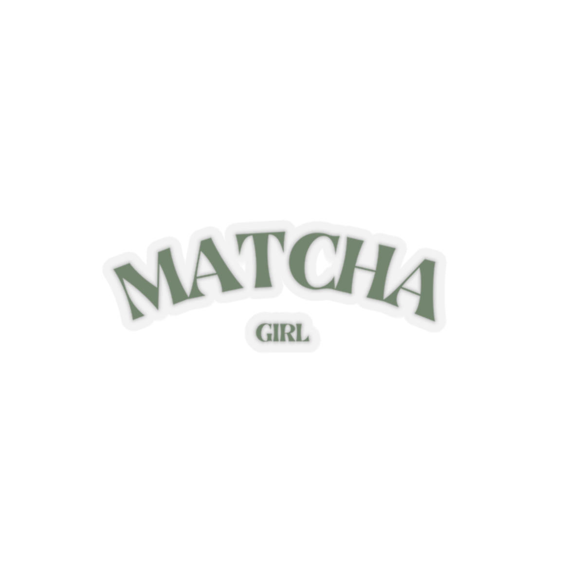 Matcha Girl Sticker