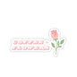 Coffee & Flowers Sticker