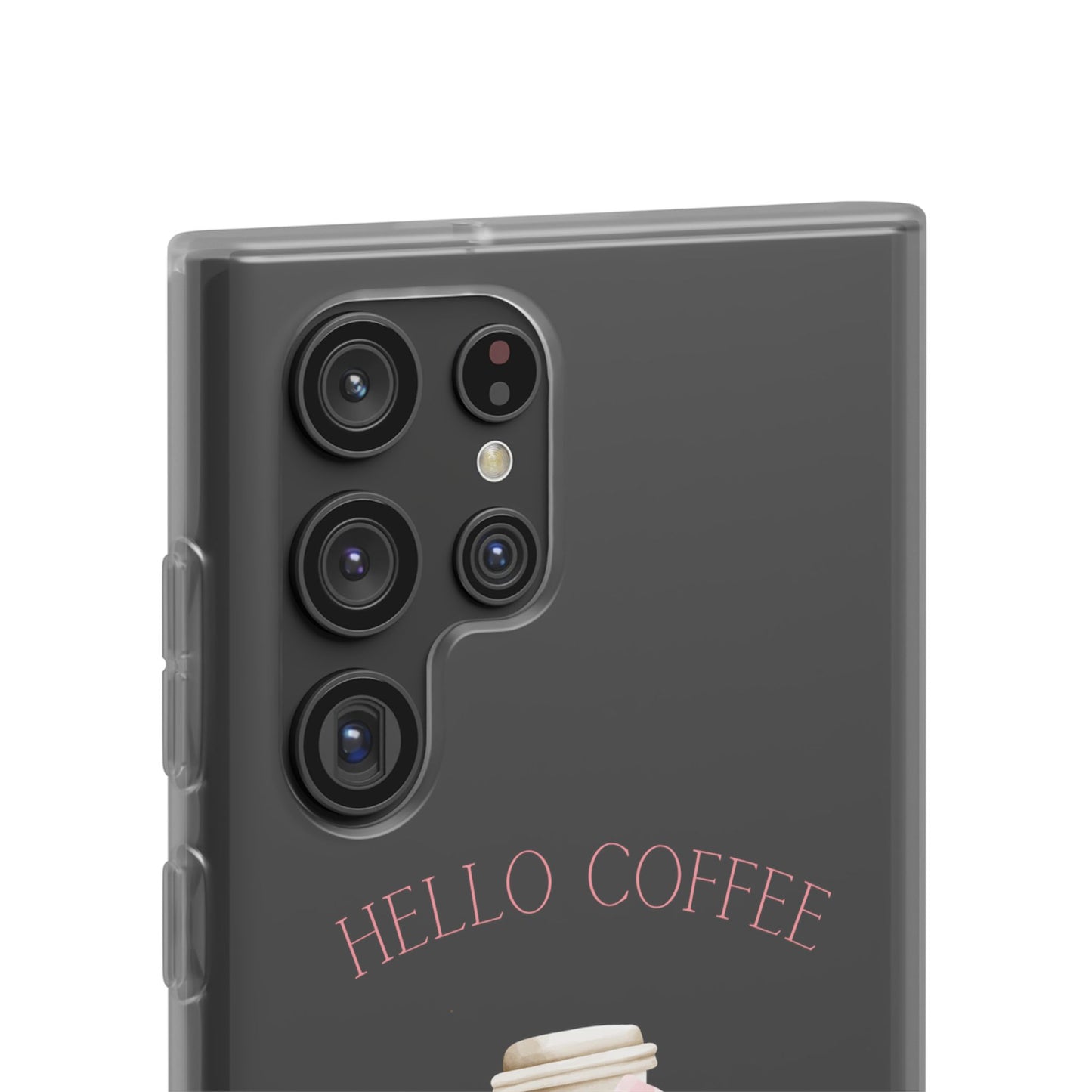 Hello Coffee Bows Flexi Case