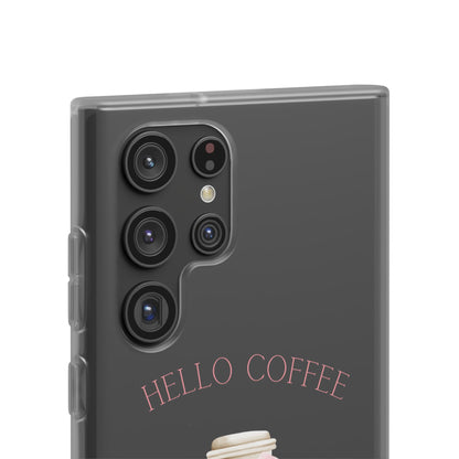 Hello Coffee Bows Flexi Case