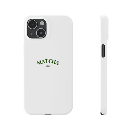 Matcha Girl Slim Phone Case