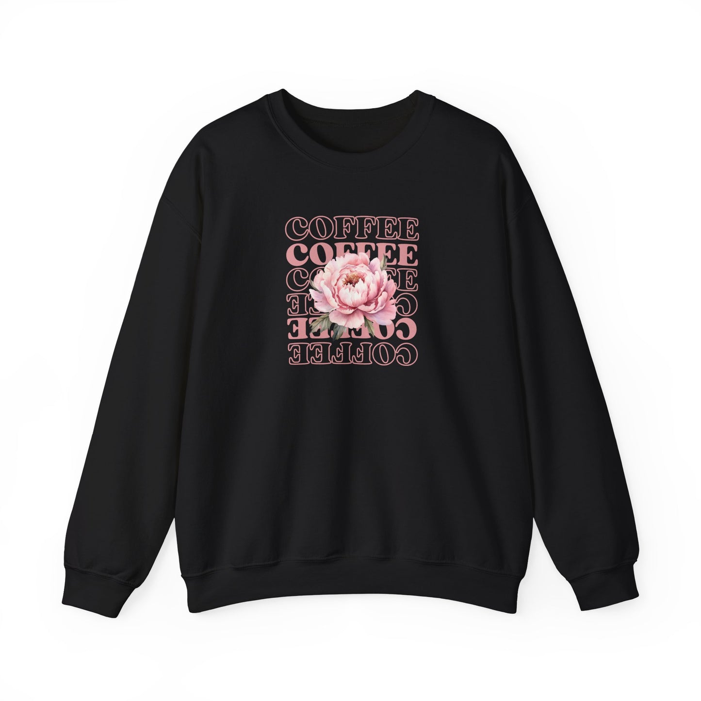 Repeating Coffee Flower Crewneck