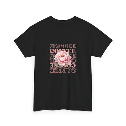 Coffee Repeating Florals Tee