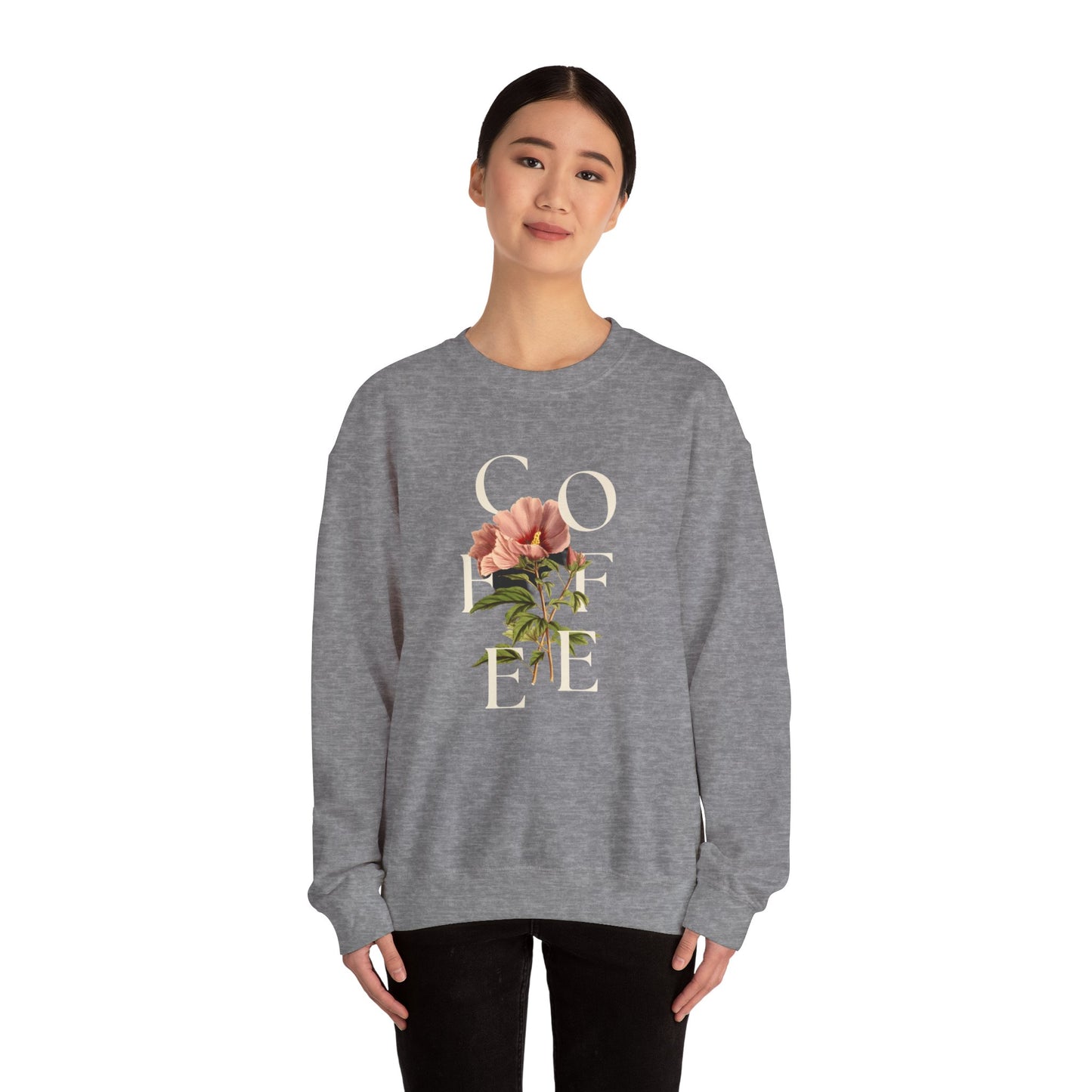 Floral Coffee Graphic Crewneck