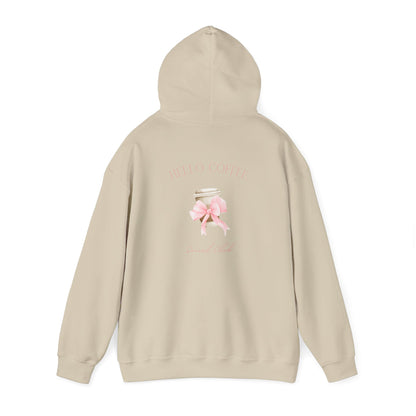 Hello Coffee Bows Hoodie