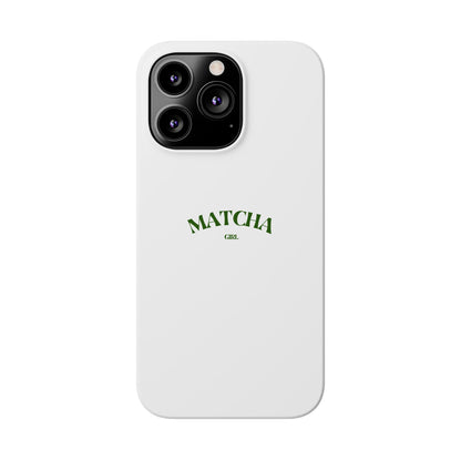 Matcha Girl Slim Phone Case