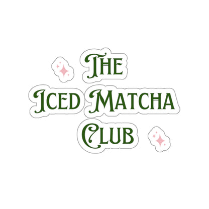 Iced Matcha Club Green Sticker