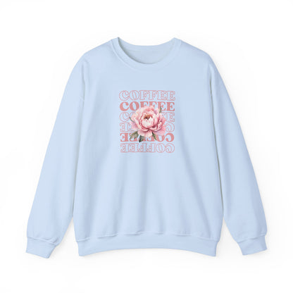 Repeating Coffee Flower Crewneck