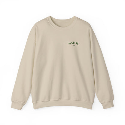 Embroidered Drink Good Matcha Crewneck