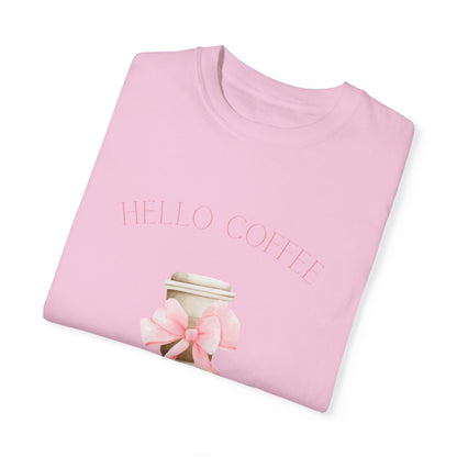 Hello Coffee Bows T-shirt