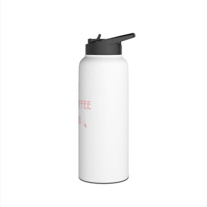 Iced Coffee Club Stainless Steel Water Bottle, Standard Lid