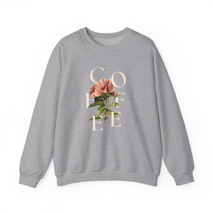 Floral Coffee Crewneck