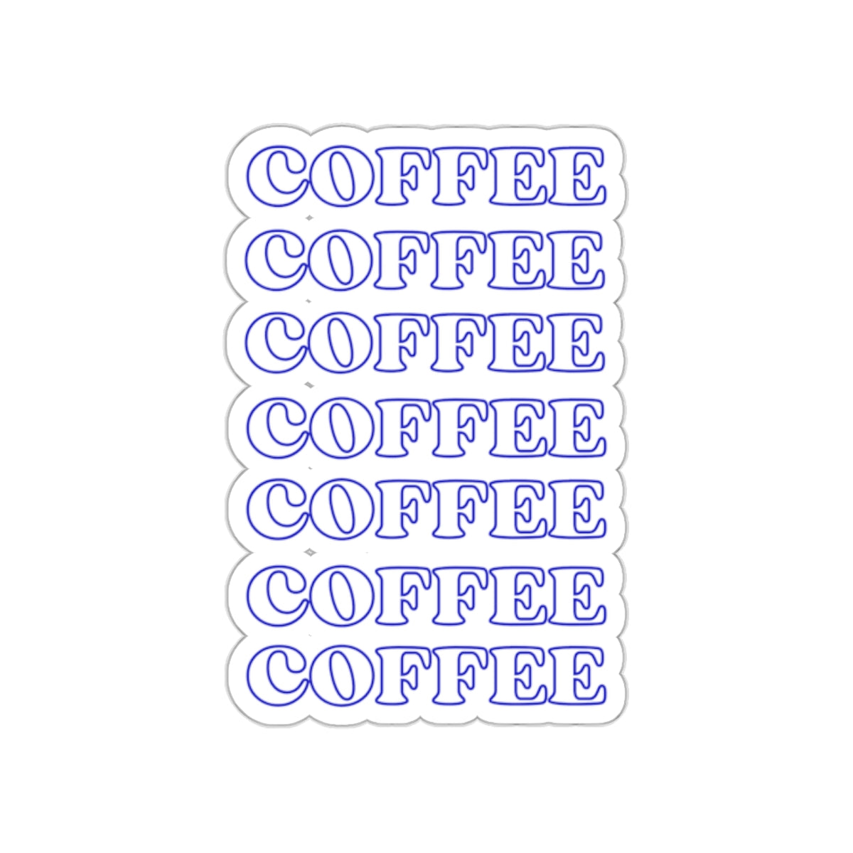 Coffee Repeating Sticker