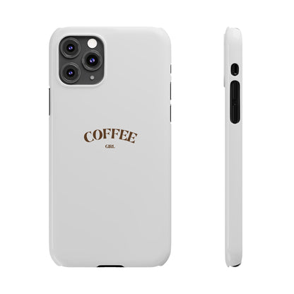 Coffee Girl Slim Phone Case