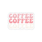 Coffee Pink Sticker