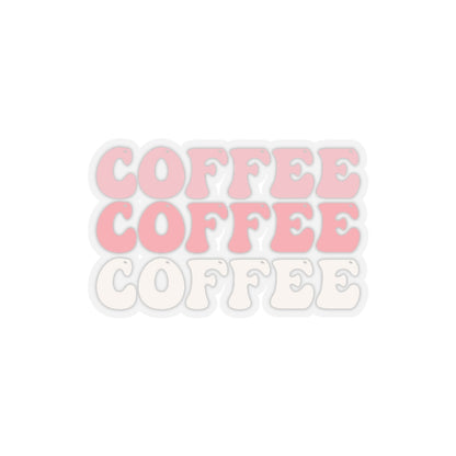 Coffee Pink Sticker