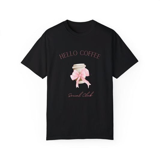 Hello Coffee Bows T-shirt