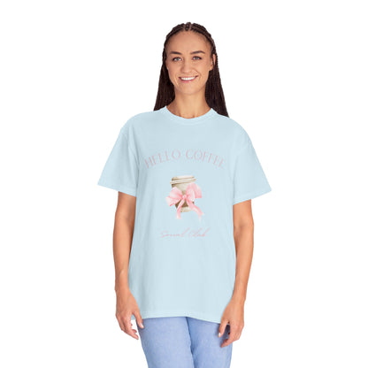 Hello Coffee Bows T-shirt