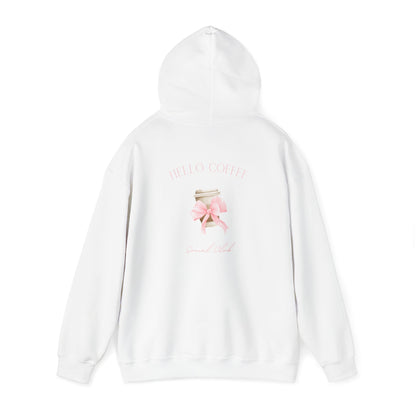 Hello Coffee Bows Hoodie