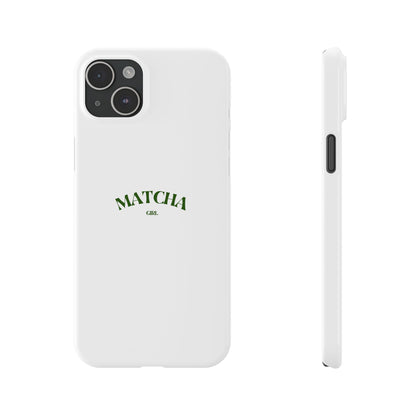 Matcha Girl Slim Phone Case