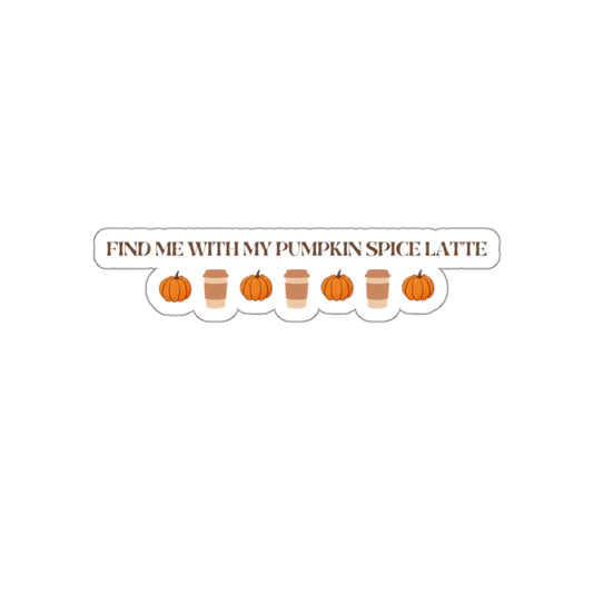 Pumpkin Spice Latte Sticker