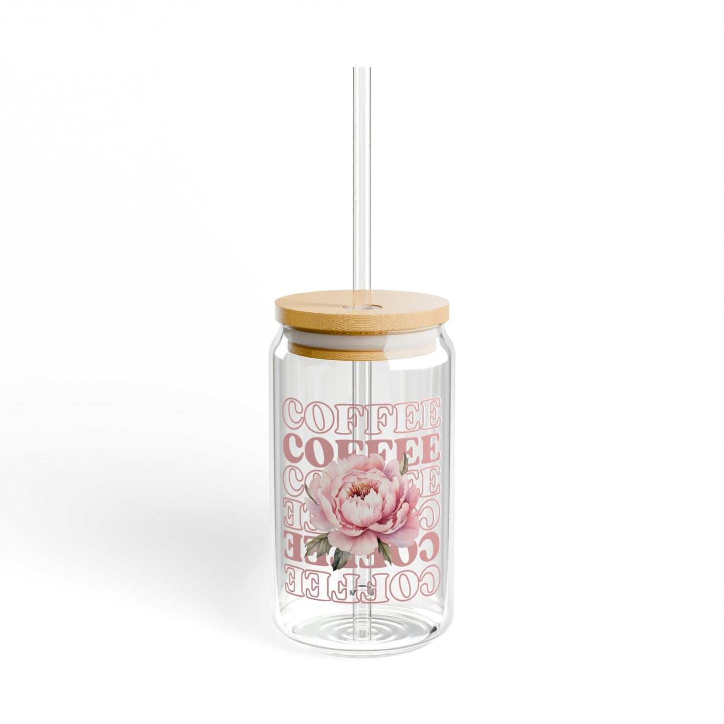 Coffee Floral Sipper