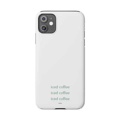 Iced Coffee Slim Phone Case