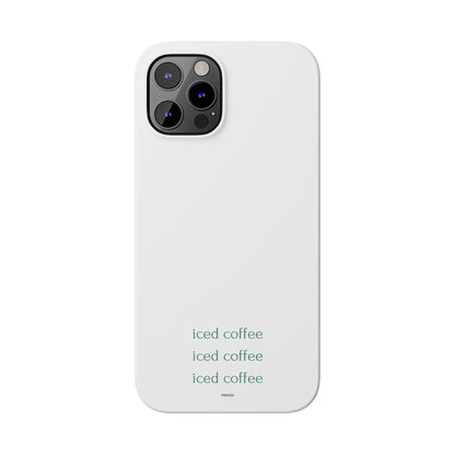 Iced Coffee Slim Phone Case