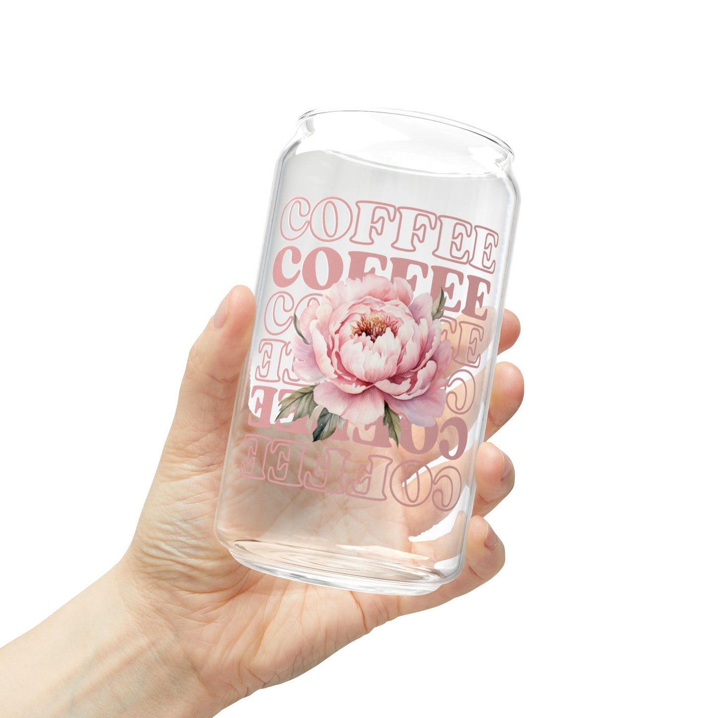 Coffee Floral Sipper