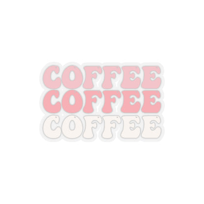 Coffee Pink Sticker