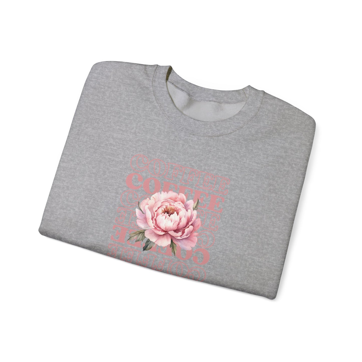 Repeating Coffee Flower Crewneck