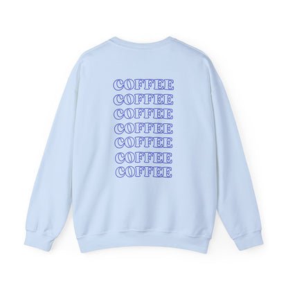 Blue Coffee Crewneck