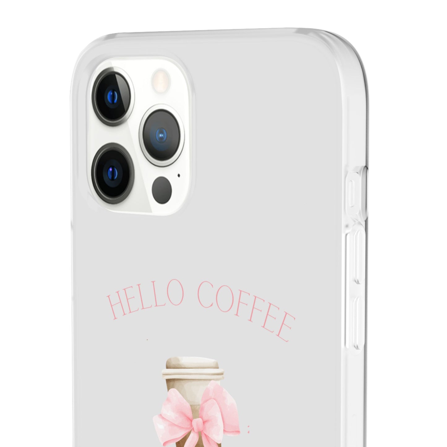 Hello Coffee Bows Flexi Case