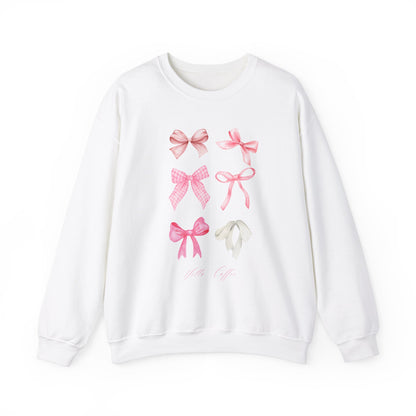 Hello Coffee Bows Crewneck