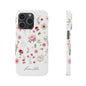 Presso Coffee Florals Slim Phone Case