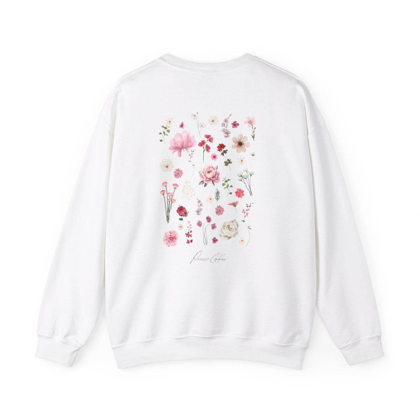 Presso Coffee Flowers Crewneck