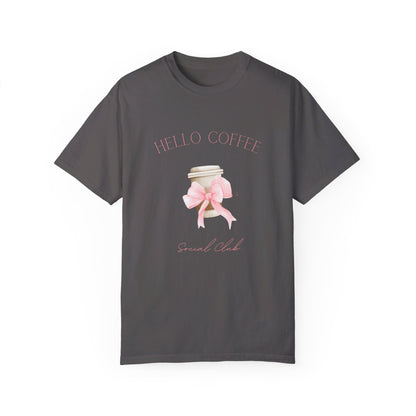 Hello Coffee Bows T-shirt