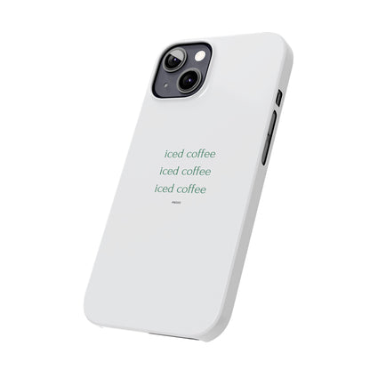 Iced Coffee Slim Phone Case