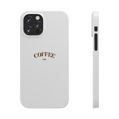 Coffee Girl Slim Phone Case