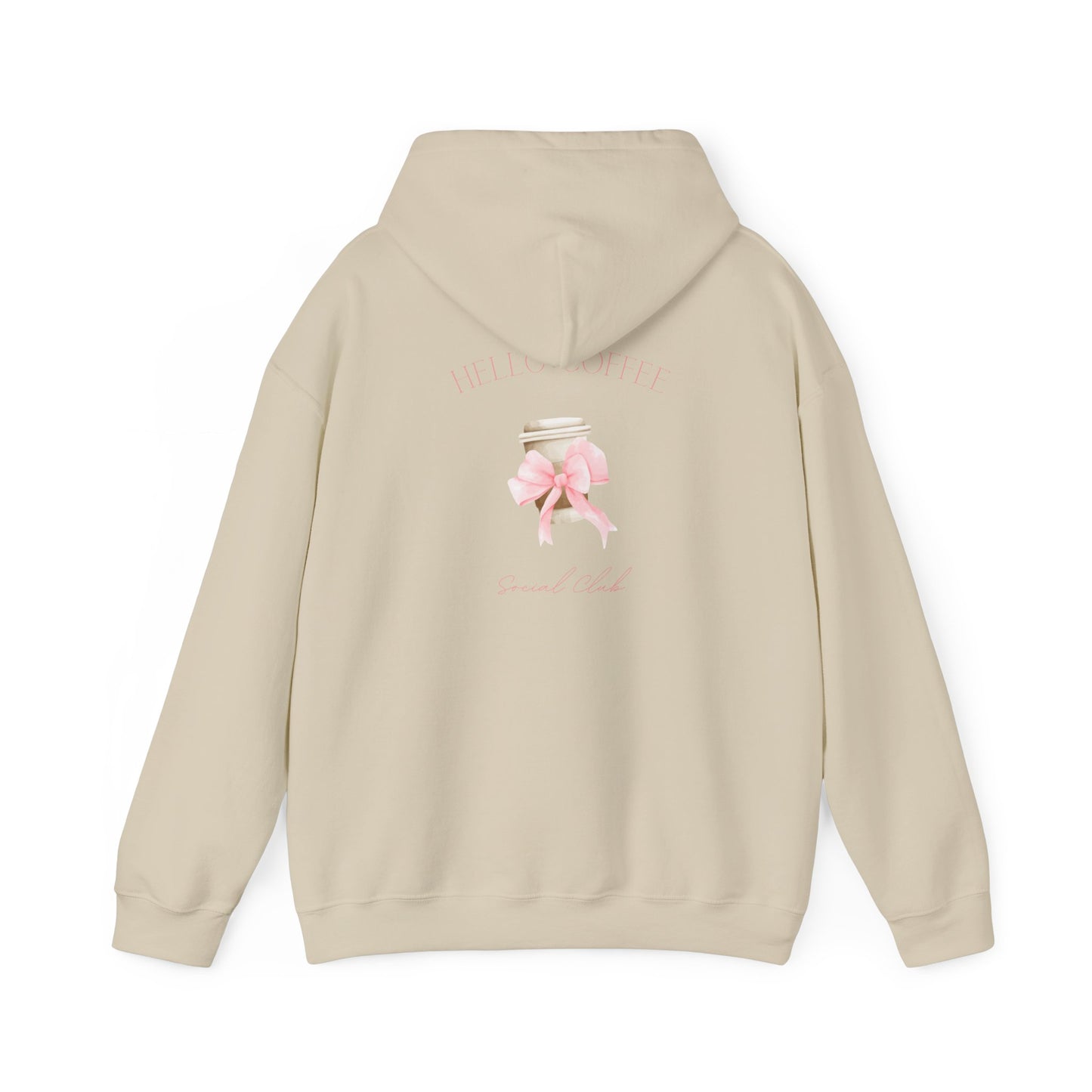 Hello Coffee Bows Hoodie