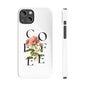 Coffee Florals Slim Phone Case