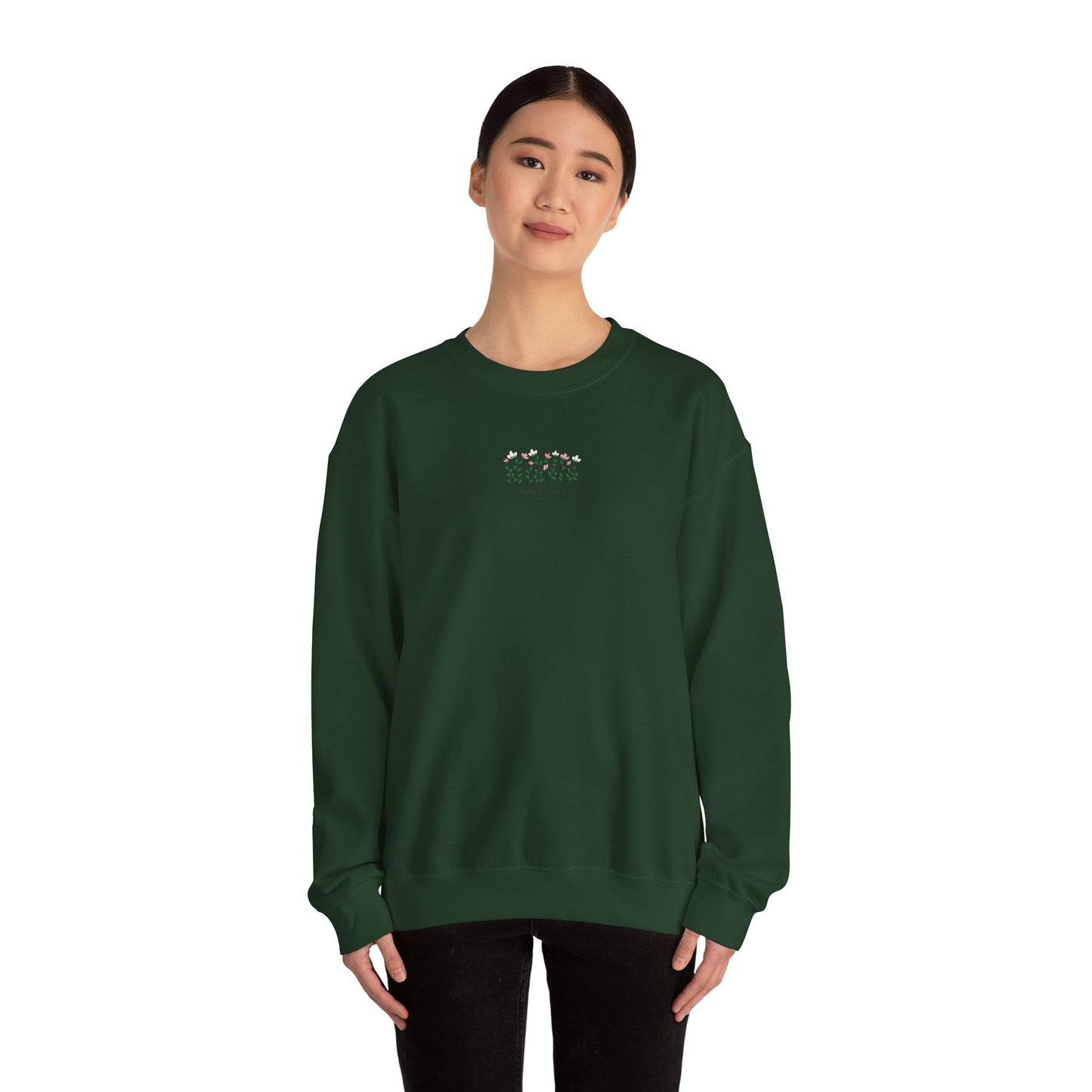 Presso Coffee Flowers Crewneck