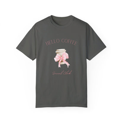 Hello Coffee Bows T-shirt