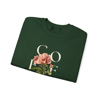 Floral Coffee Crewneck