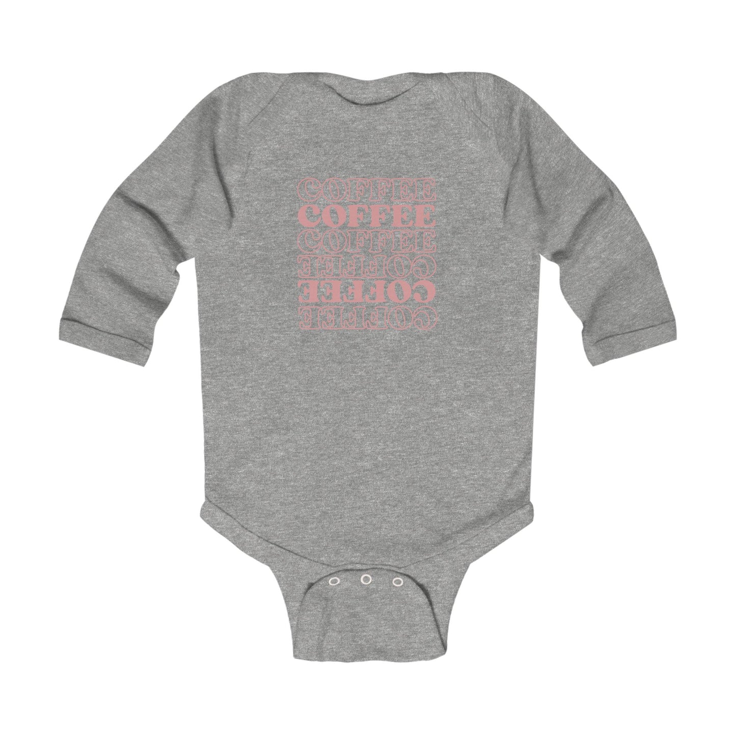 Coffee Pink Baby Onesie