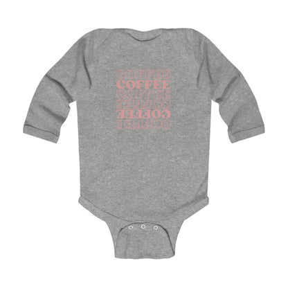 Coffee Pink Baby Onesie