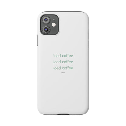 Iced Coffee Slim Phone Case