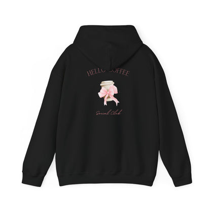 Hello Coffee Bows Hoodie